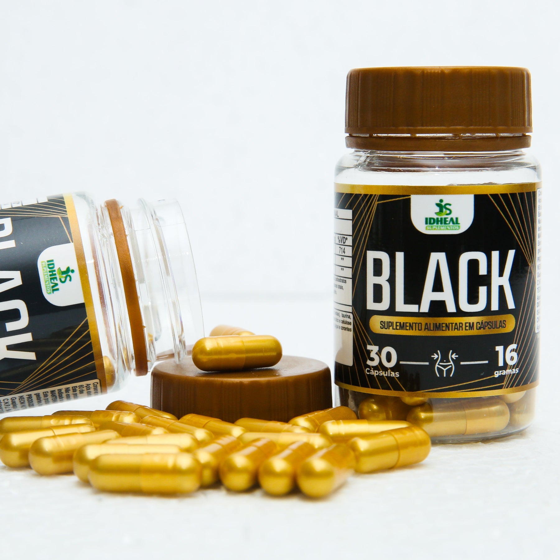 IDHEAL BLACK NATURAL – Suplemento com Ingredientes de Origem Vegetal
