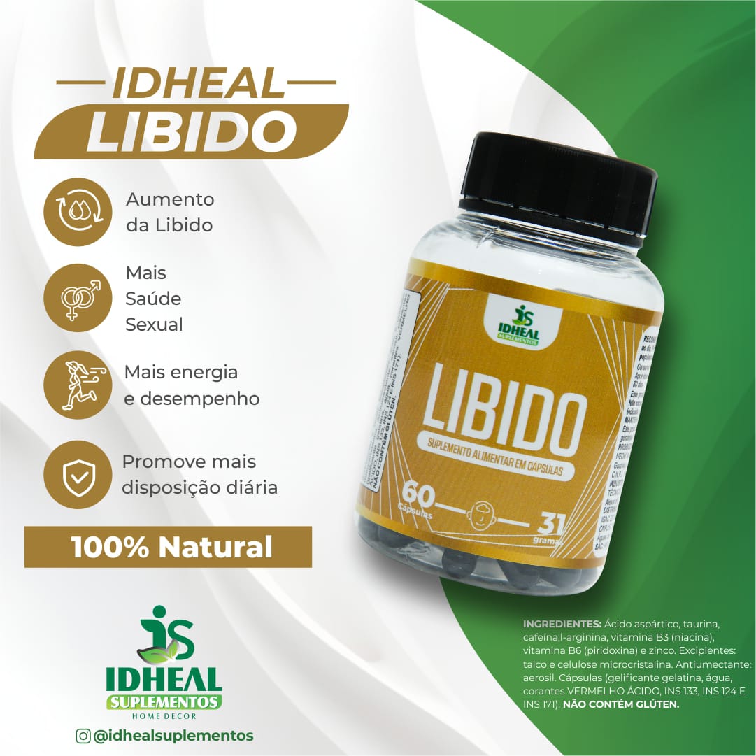 IDHEAL VITALIDADE NATURAL – Suplemento com Ingredientes de Origem Vegetal