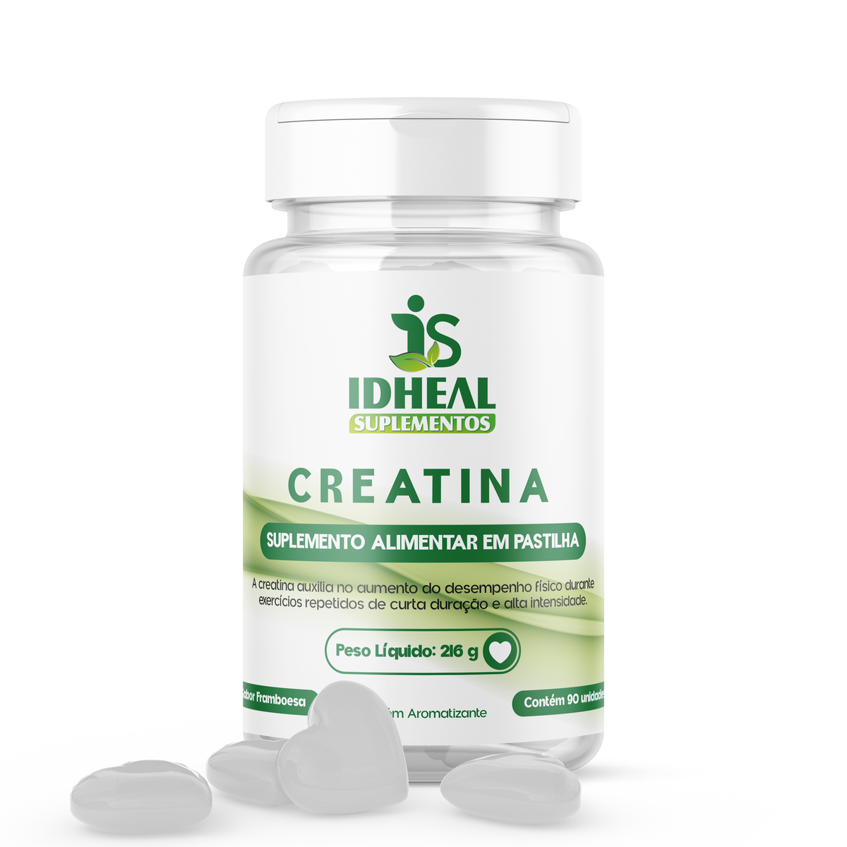 IDHEAL CREATINA – Suplemento Alimentar com Creatina Monohidratada