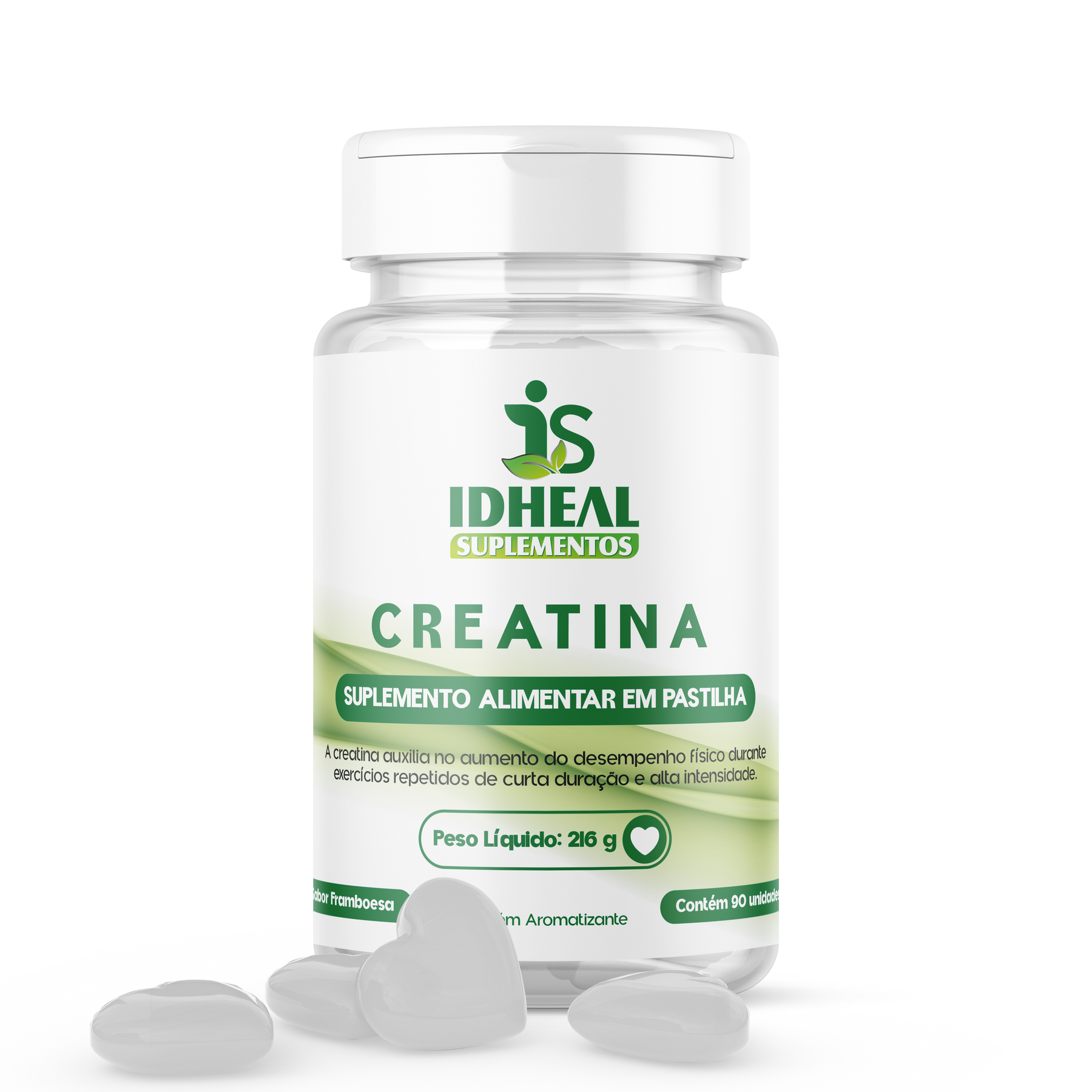 IDHEAL CREATINA – Suplemento Alimentar com Creatina Monohidratada